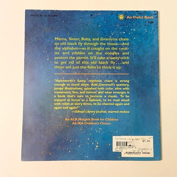 Vintage 1995  Old Black Fly Jim Aylesworth First Owlet Edition - Picture 2 of 12